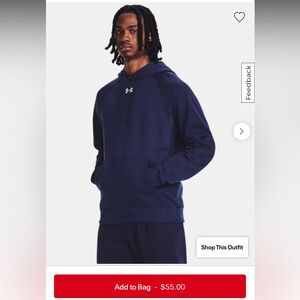Under Armour Navy hoodie